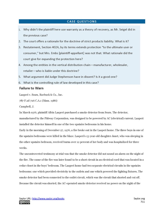 Business Law and the Legal Environment - Page 711